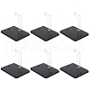 Rectangle Plastic Doll Stands ODIS-WH0043-70A-1