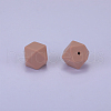 Hexagonal Silicone Focal Beads SI-JX0020A-111-1