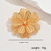 Elegant Flower Brass Brooch for Women EA0898-5