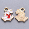 Alloy Enamel Charms X-ENAM-S121-117A-1