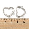 Brass Micro Pave Clear Cubic Zirconia Pendants KK-A214-09P-3
