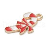 Christmas Theme Alloy Enamel Pendants ENAM-K074-02D-01-2