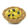 Opaque Resin Imitation Fruit Decoden Cabochons RESI-G076-01A-1