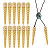 CHGCRAFT 12Sets Alloy Pendants Findings FIND-CA0009-94G-1