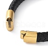 Braided Leather Cord Bracelets BJEW-I200-09G-2