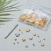 WADORN 200Sets 6 Styles Star Shape Iron Garment Rivets FIND-WR0011-66-4