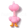 Opaque PVC Plastic Big Pendants X-KY-G017-B01-2