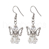 Angel Handmade Glass Seed Beads Dangle Earrings for Women EJEW-MZ00394-06-2