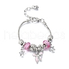 Alloy Enamel European Beads Charm Bracelets BJEW-F495-22P-2