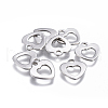 Tarnish Resistant 201 Stainless Steel Hollow Charms STAS-F207-35P-1