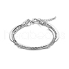 Stylish Stainless Steel Triple-layer Bracelets OB2318-1-2