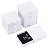 Kraft Paper Necklace Earring Storage Gift Drawer Boxes CON-WH0095-87C-1
