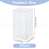 DICOSMETIC Rectangle Transparent Plastic PVC Box Gift Packaging CON-DC0001-12A-2