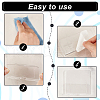 Transparent Plastic Wall Mounted Display Stands ODIS-WH0030-125-3