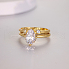 925 Sterling Silver Pave Cubic Zirconia Stackable Rings HL5195-3-1