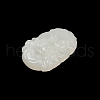 Natural White Jade Carved Pendants G-S384-01D-3
