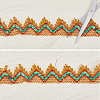 13M Sequin Polyester Wavy Lace Ribbon OCOR-WH0090-037A-4