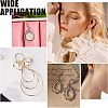 Unicraftale 36Pcs 6 Style 304 Stainless Steel Linking Rings STAS-UN0033-66-7