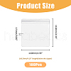 Rectangle Laser PVC Zip Lock Bags ABAG-WH0052-02-2