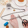 BENECREAT Plastic Bead Gauze Lace Trim OCOR-BC0007-33A-3