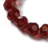 Electroplate Transparent Glass Beads Strands EGLA-A035-T8mm-L02-3