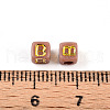 Plating Acrylic Beads OACR-N140-01B-B-3