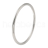304 Stainless Steel Simple Roung Ring Bangles for Women BJEW-F461-01G-P-1