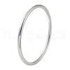 Non-Tarnish 304 Stainless Steel Simple Roung Ring Bangles for Women BJEW-F461-01G-P-1