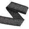 7M Ethnic Style Embroidery Polyester Ribbons OCOR-WH0070-119B-03-1