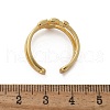 Brass Cuff Finger Rings RJEW-C120-09G-5
