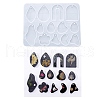 DIY Irregular Shape Pendants Silicone Molds X-DIY-A038-02A-1
