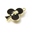 Alloy Black Enamel Gothic Style Pendants PALLOY-R157-06G-09B-2