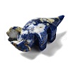 Natural Sodalite Carved Healing Rhinoceros Figurines DJEW-P016-01F-4