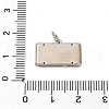 Brass Micro Pave Cubic Zirconia Pendants KK-P308-36P-3