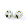 Plating Acrylic Beads OACR-N140-01C-L-2