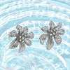 Brass Stud Earrings EJEW-Q015-06P-4