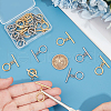 24Pcs 2 Colors 304 Stainless Steel Ring Toggle Clasps FIND-UN00006-5