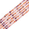 GOMAKERER 2 Strands Natural Super Seven Strawberry Quartz Beads Strands G-GO0001-64-1