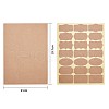  Kraft Paper Stickers AJEW-NB0001-18-2