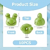 10Pcs Handmade Bumpy Lampwork Beads LAMP-HS0001-03-2