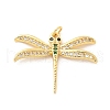 Brass Micro Pave Cubic Zirconia Pendants KK-H441-17G-1
