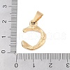 304 Stainless Steel Pendants STAS-F235-01G-C-3