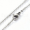 304 Stainless Steel Pendant Necklaces NJEW-E147-09P-3