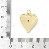 Brass Micro Pave Cubic Zirconia Pendants KK-U058-58B-G-3