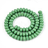 Opaque Spray Painted Glass Beads GLAA-ZX008-8mm-18C-2