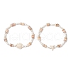 2Pcs Synthetic Turquoise Beaded Stretch Bracelets BJEW-JB11911-2
