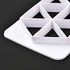 3 Sizes Triangle Food Grade Plastic Cookie Cutters Sets DIY-L057-06-4