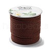 20M Polyester Braided Cord for Jewelry Making OCOR-G015-04A-21-2