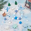 SUNNYCLUE 12 Styles Food Grade Eco-Friendly Silicone Beads SIL-SC0002-20-4