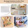 Rectangle Imitation Leather Floor for Dollhouse Accessories DIY-WH0430-755A-6